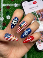USA World Cup Nails