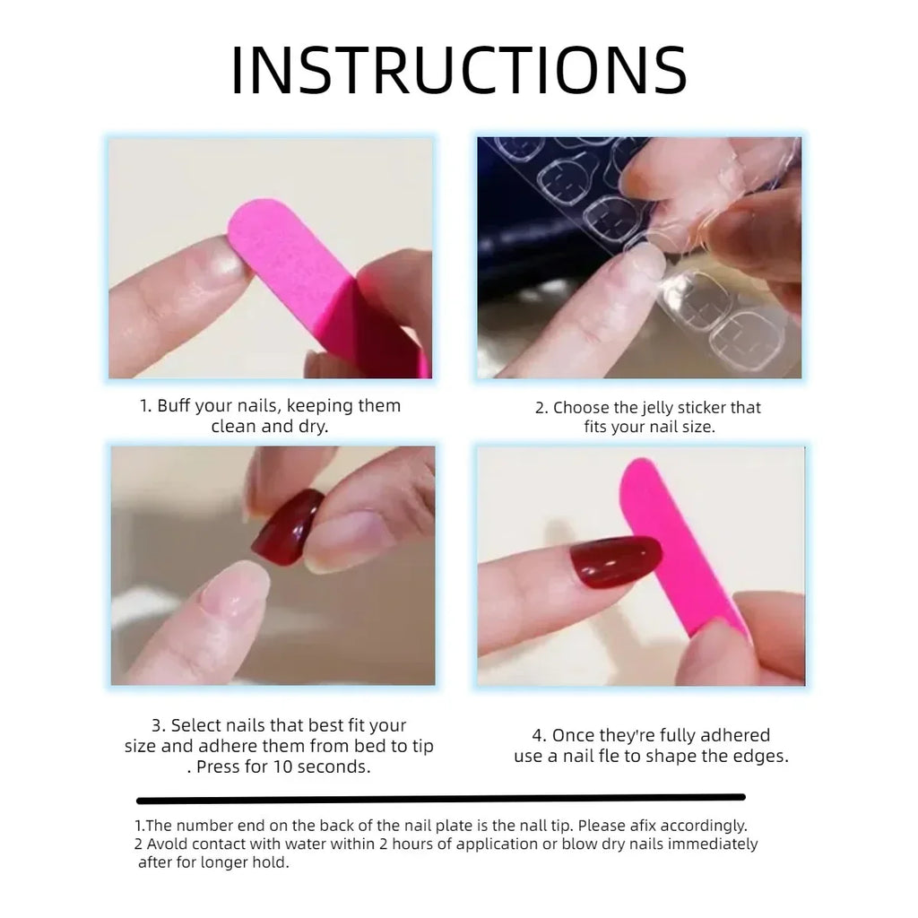 Nude Pink Rhinestone Press-On Nails – Glossy Almond Tips