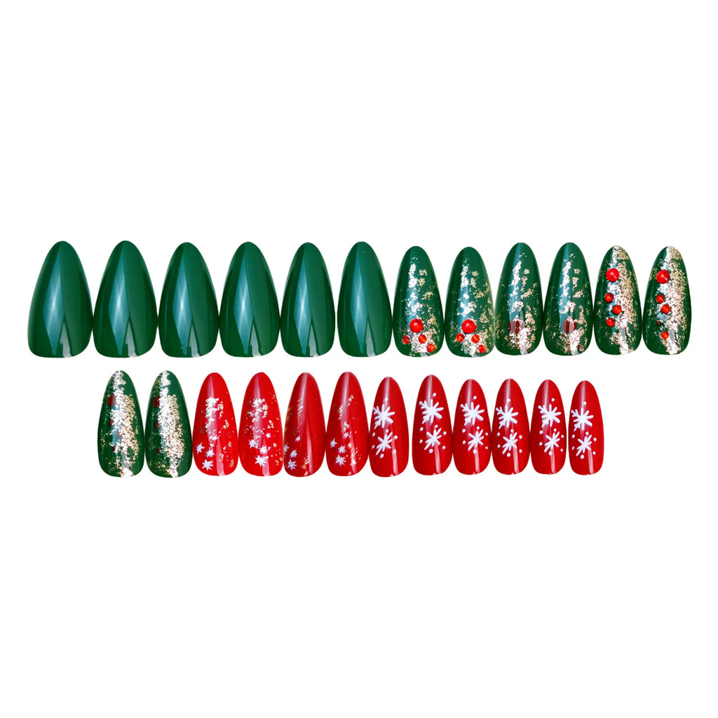 White Shimmer Press On Nails | Sparkly Long Coffin Nails | Bridal & Party Look