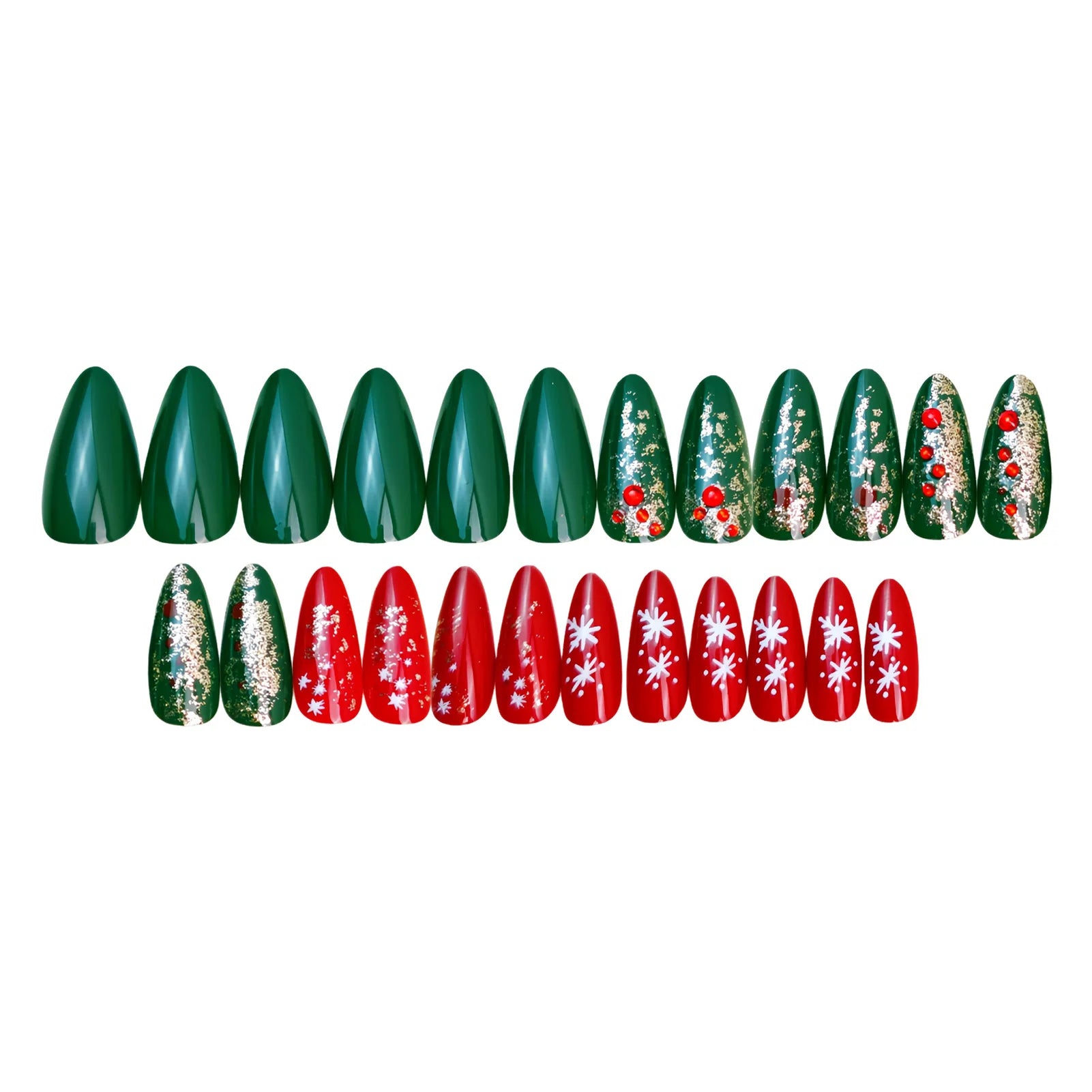 White Shimmer Press On Nails | Sparkly Long Coffin Nails | Bridal & Party Look