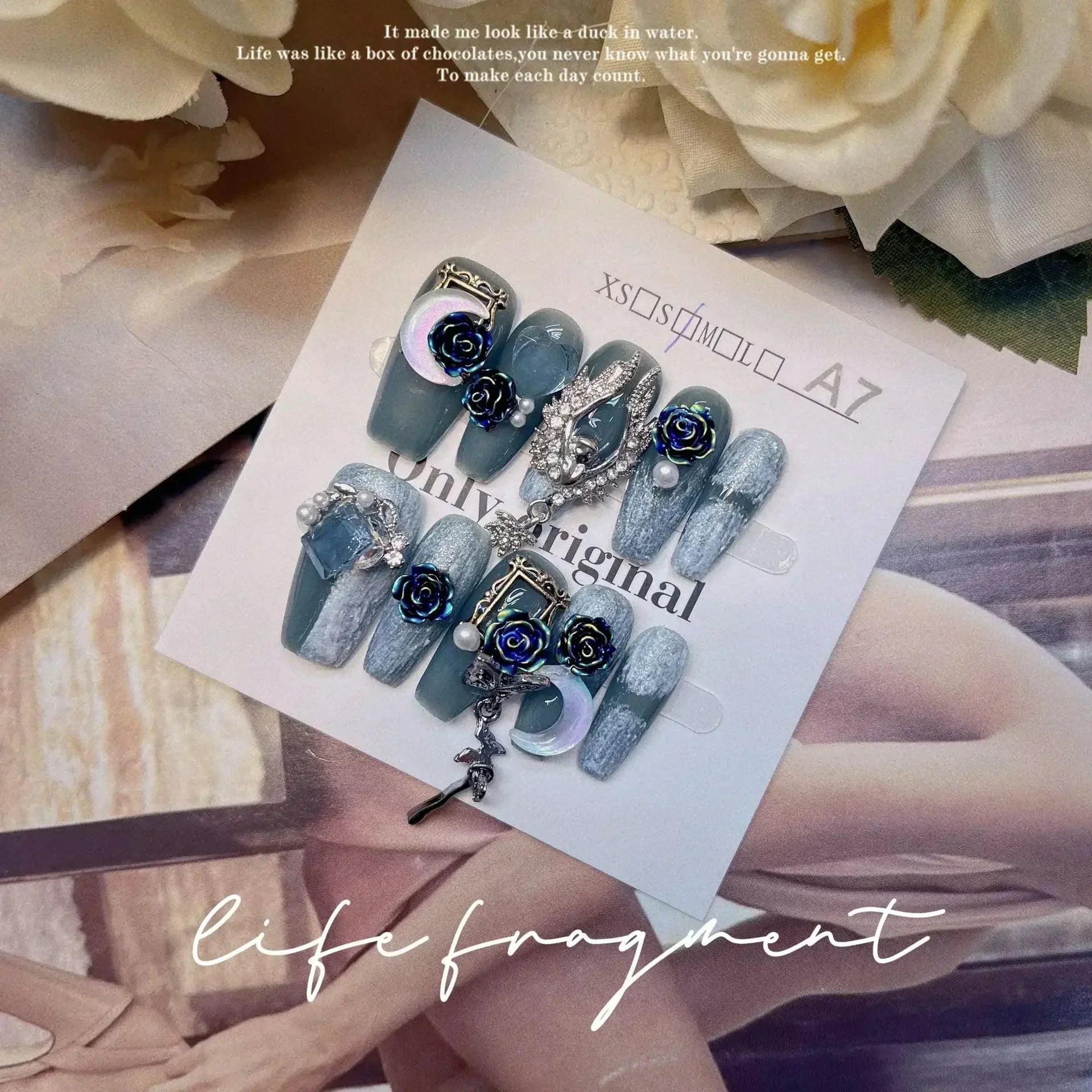 Gradient Pink Glitter Press-On Nails – Sparkly Almond Tips