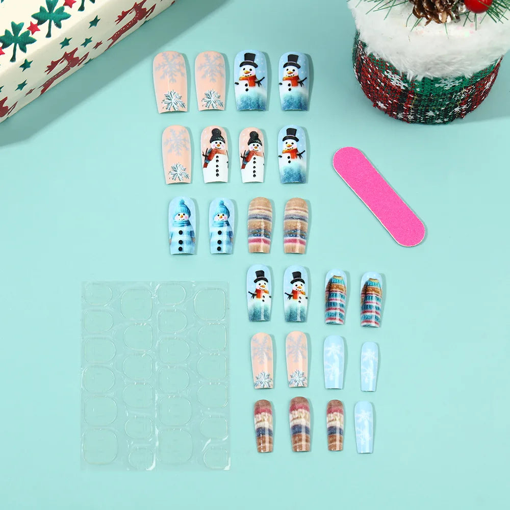 Black Silver Glitter Press On Nails | Sequin Gradient Coffin Nails | Glam Sparkly Fake Nails | Night Out Nail Set | Reusable Tips | Christmas Decoration False Nails