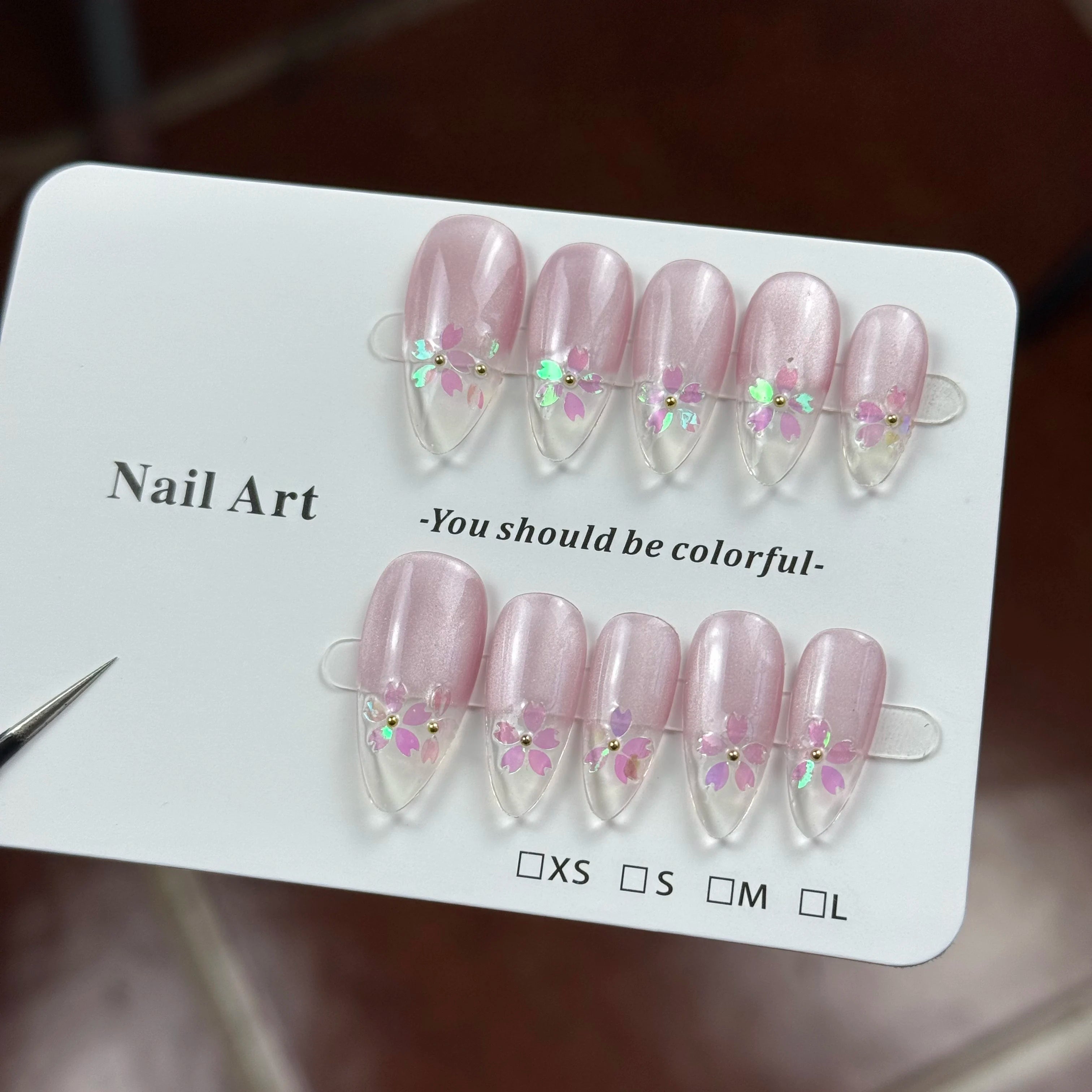 10pcs high-end Sweet and cute style, hand-painted carvings, sparkling cat eyes, three-dimensional small golden beads handmade