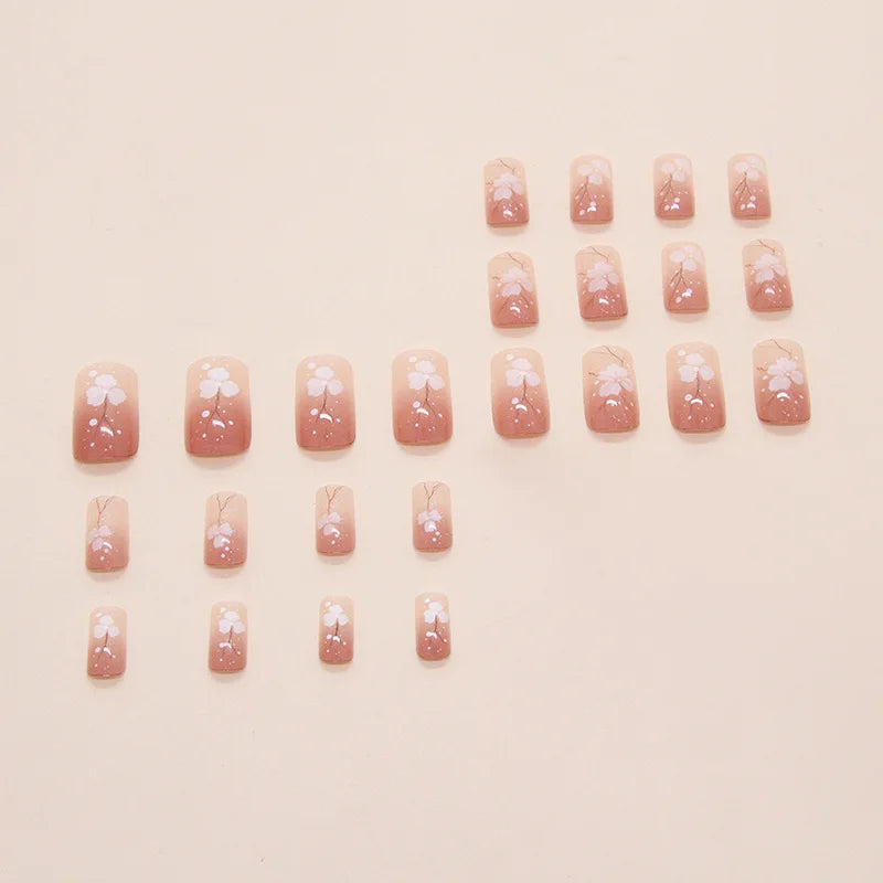 Hot Pink Heart Drip Press On Nails | Chrome Y2K Coffin Nails | Shiny Girly Fake Nails | Bold Long Nail Set