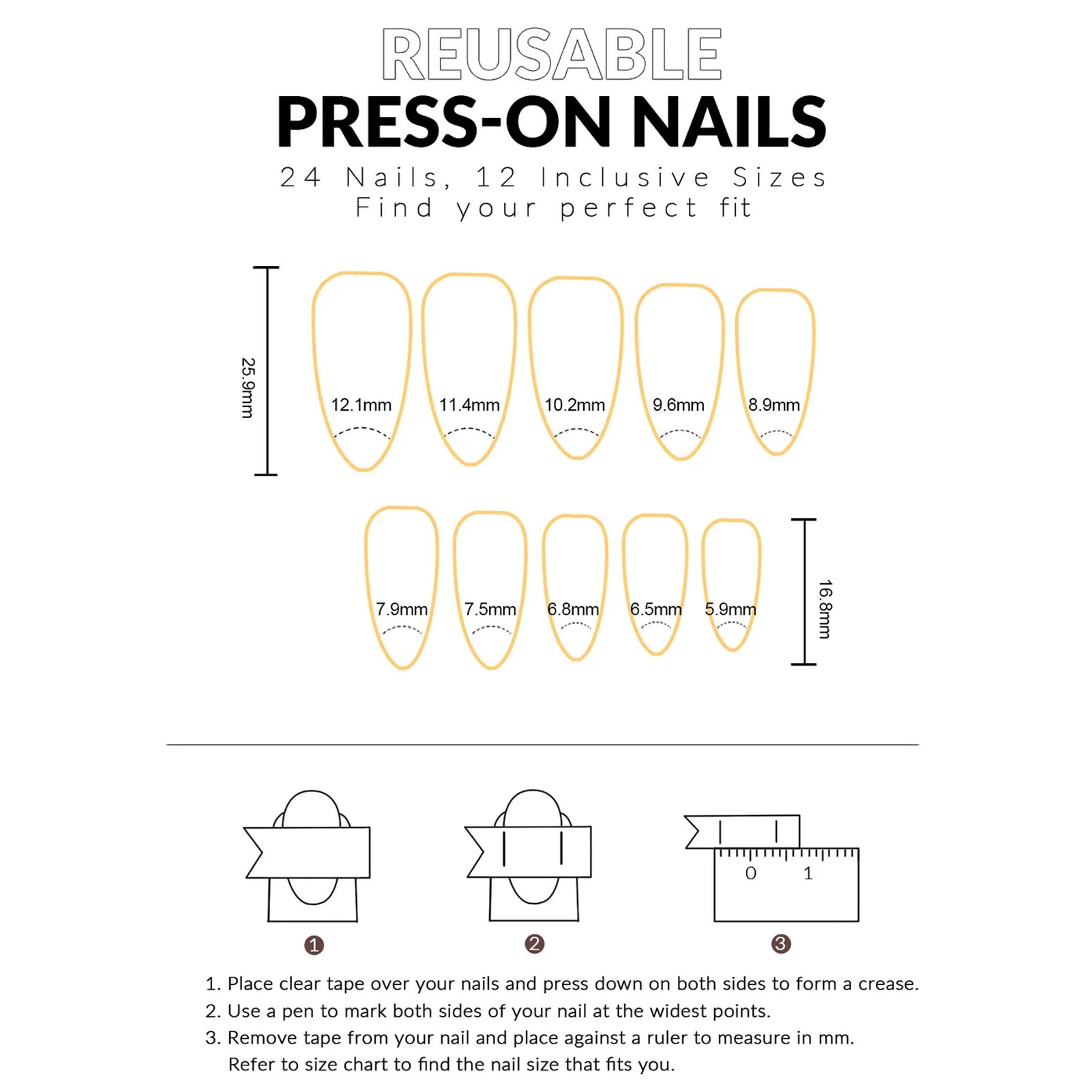 White Shimmer Press On Nails | Sparkly Long Coffin Nails | Bridal & Party Look