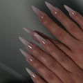 Caramel Chrome Ombre Press-On Nails