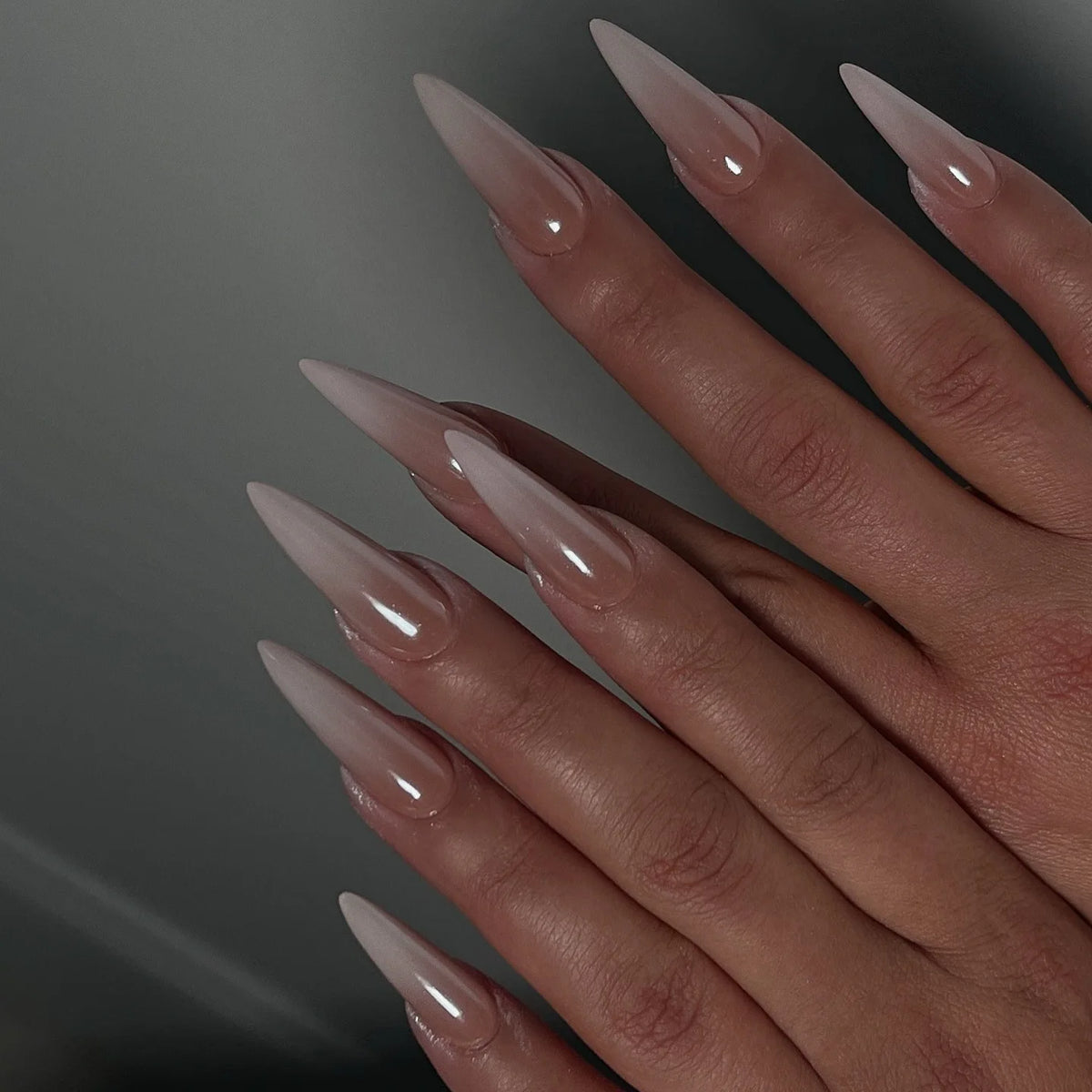 Caramel Chrome Ombre Press-On Nails