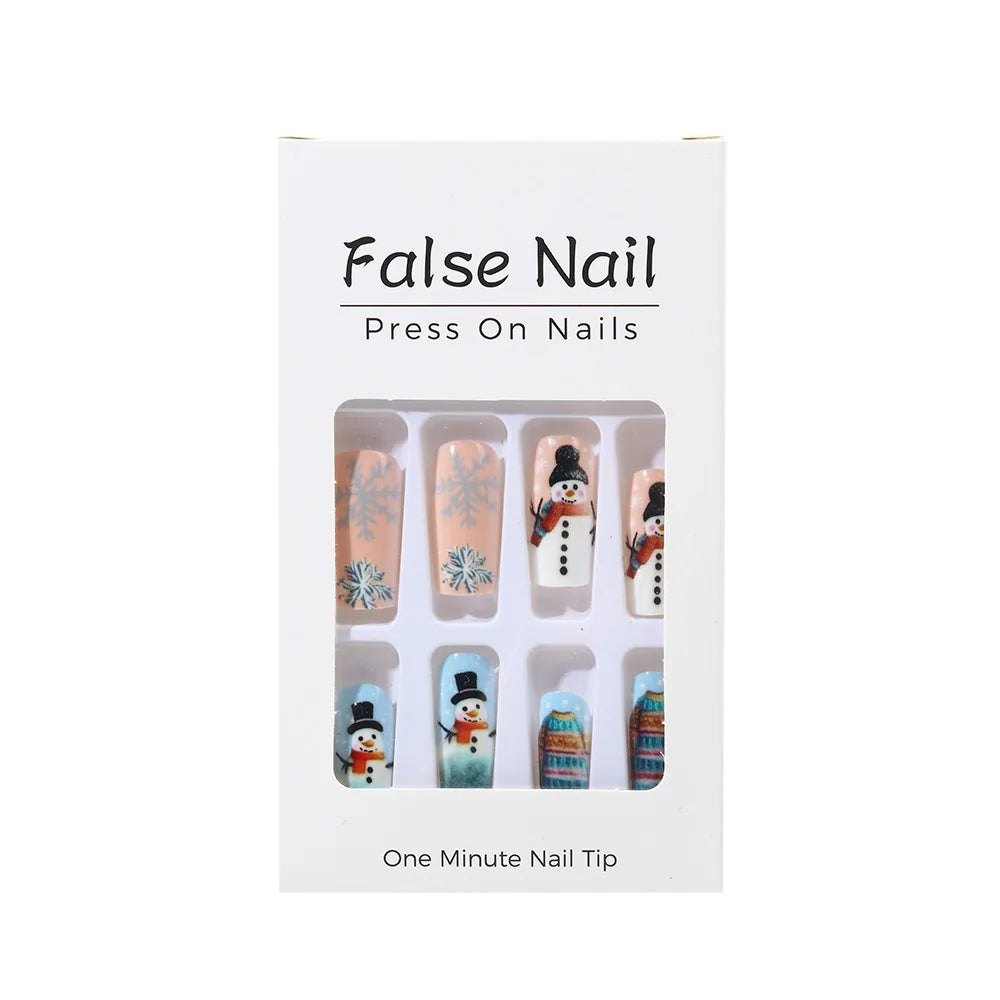 Black Silver Glitter Press On Nails | Sequin Gradient Coffin Nails | Glam Sparkly Fake Nails | Night Out Nail Set | Reusable Tips | Christmas Decoration False Nails